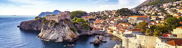 Vista panorámica de Dubrovnik