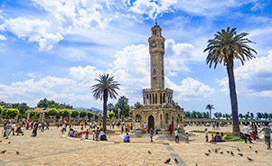 Torre del reloj de Izmir, en Esmirna